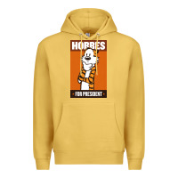 Antique Gold hobbes for president Premium Hoodie - linhVisuals