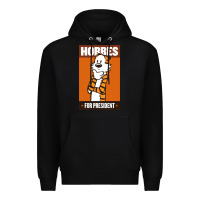 Black hobbes for president Premium Hoodie - linhVisuals