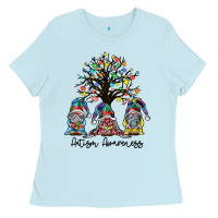 Baby Blue autism awarenes Ladies Tee - SublimationCraftShop
