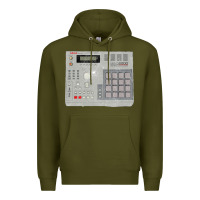 Army Green akai mpc2000 Premium Hoodie - linhVisuals