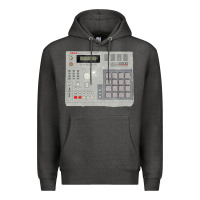 Charcoal Heather akai mpc2000 Premium Hoodie - linhVisuals