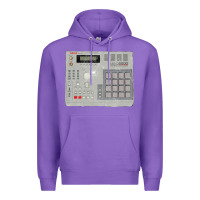 Purple akai mpc2000 Premium Hoodie - linhVisuals