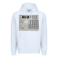 White akai mpc2000 Premium Hoodie - linhVisuals