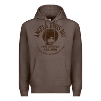 Coffee angela davis day 70s black rights Premium Hoodie - linhVisuals