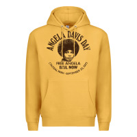 Mustard angela davis day 70s black rights Premium Hoodie - linhVisuals