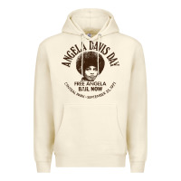 Sandshell angela davis day 70s black rights Premium Hoodie - linhVisuals