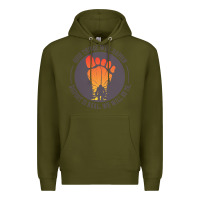 Army Green bigfoot t  shirt bigfoot lives design t  shirt Premium Hoodie - linhVisuals