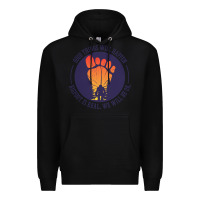 Black bigfoot t  shirt bigfoot lives design t  shirt Premium Hoodie - linhVisuals