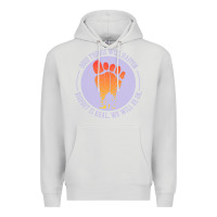 Dove Grey bigfoot t  shirt bigfoot lives design t  shirt Premium Hoodie - linhVisuals