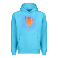 Ocean Blue bigfoot t  shirt bigfoot lives design t  shirt Premium Hoodie - linhVisuals