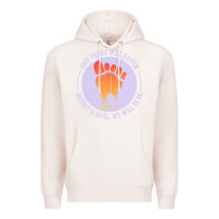 Pale Pink bigfoot t  shirt bigfoot lives design t  shirt Premium Hoodie - linhVisuals