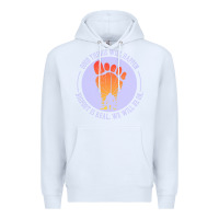 White bigfoot t  shirt bigfoot lives design t  shirt Premium Hoodie - linhVisuals