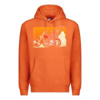 Carrot bigfoot t  shirt bigfoot riding motorcycle for biker sasquatch chick t Premium Hoodie - linhVisuals