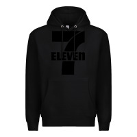 Black 7 elevenn Premium Hoodie - linhVisuals