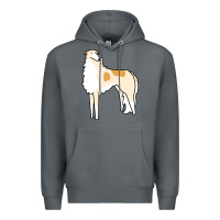 Rock borzoi Premium Hoodie - linhVisuals