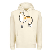 Sandshell borzoi Premium Hoodie - linhVisuals