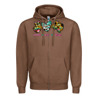 Chestnut Peace Love Texas Zipper Hoodie - RanaPortraitStore