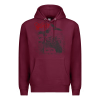 Burgundy old crow medicine show Premium Hoodie - linhVisuals