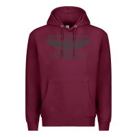 Burgundy old crow medicine show Premium Hoodie - linhVisuals