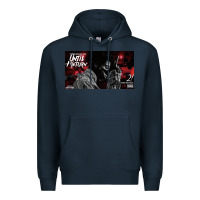 Navy until i return yb Premium Hoodie - linhVisuals