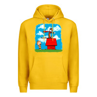 Lemon Calvin Hobbes Premium Hoodie - linhVisuals