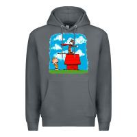 Rock Calvin Hobbes Premium Hoodie - linhVisuals