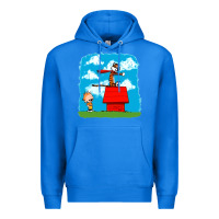 True Royal Calvin Hobbes Premium Hoodie - linhVisuals