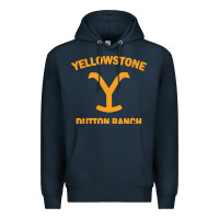 Navy dutton ranch Premium Hoodie - linhVisuals