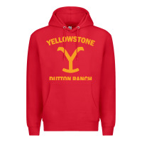 Red dutton ranch Premium Hoodie - linhVisuals