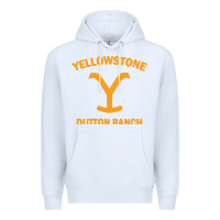 White dutton ranch Premium Hoodie - linhVisuals