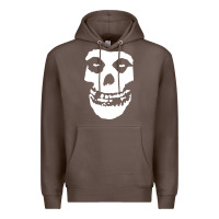 Coffee mens skull Premium Hoodie - linhVisuals