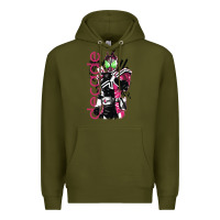 Army Green kamen rider decade Premium Hoodie - linhVisuals