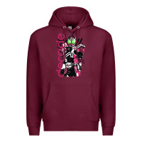 Burgundy kamen rider decade Premium Hoodie - linhVisuals