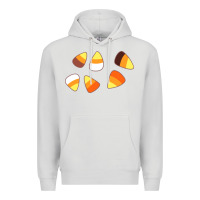 Dove Grey candy corn Premium Hoodie - linhVisuals