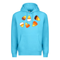 Ocean Blue candy corn Premium Hoodie - linhVisuals