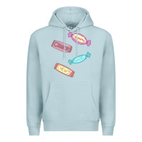 Blue Mist candy pieces Premium Hoodie - linhVisuals