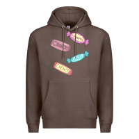 Coffee candy pieces Premium Hoodie - linhVisuals