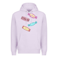 Lilac candy pieces Premium Hoodie - linhVisuals