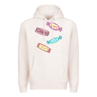 Pale Pink candy pieces Premium Hoodie - linhVisuals