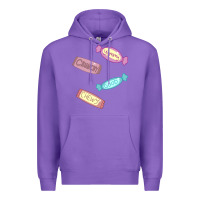 Purple candy pieces Premium Hoodie - linhVisuals