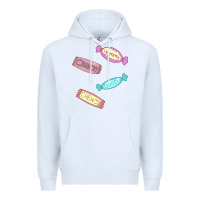 White candy pieces Premium Hoodie - linhVisuals