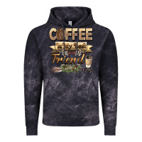 Cloud Black coffee is my best friend Vintage Hoodie - BarkalooDesign