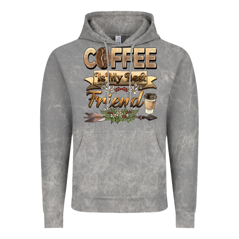 Coffee Is My Best Friend Vintage Hoodie by BarkalooDesign | Teevron