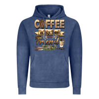 Vintage Denim coffee is my best friend Vintage Hoodie - BarkalooDesign