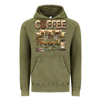 Vintage Olive coffee is my best friend Vintage Hoodie - BarkalooDesign