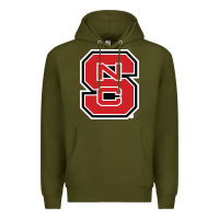 Army Green north carolina state Premium Hoodie - linhVisuals