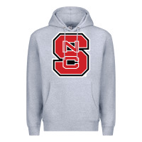 Heather Grey north carolina state Premium Hoodie - linhVisuals