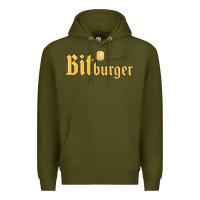 Army Green #bitburger Premium Hoodie - linhVisuals