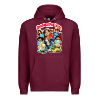 Burgundy garbage pail kids Premium Hoodie - linhVisuals