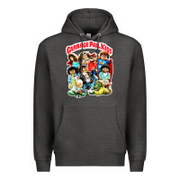 Charcoal Heather garbage pail kids Premium Hoodie - linhVisuals